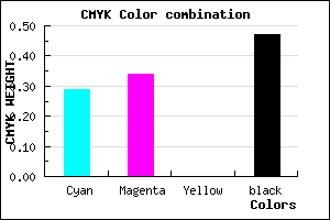 #605A88 color CMYK mixer