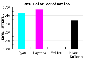 #605AA9 color CMYK mixer