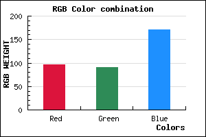 rgb background color #605AAB mixer