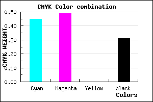 #605AAF color CMYK mixer