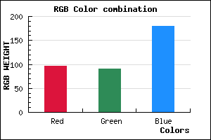 rgb background color #605AB3 mixer