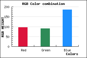 rgb background color #605AB9 mixer