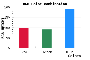 rgb background color #605ABC mixer