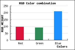 rgb background color #605BD1 mixer