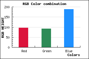 rgb background color #605CBC mixer