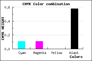#60606C color CMYK mixer