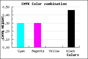 #60608A color CMYK mixer