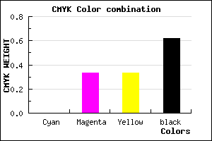 #614141 color CMYK mixer