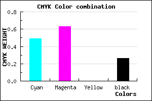 #6145BD color CMYK mixer