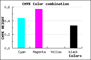 #614AAC color CMYK mixer
