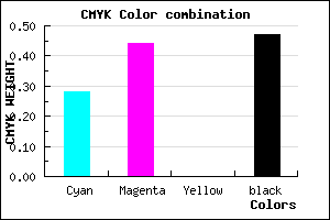 #614C87 color CMYK mixer