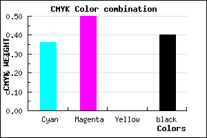 #614C98 color CMYK mixer