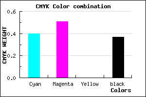 #614FA1 color CMYK mixer