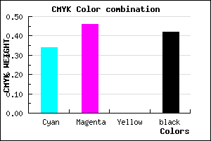 #615094 color CMYK mixer