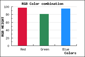 rgb background color #61515F mixer