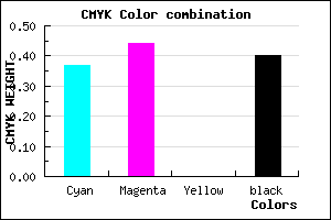 #61569A color CMYK mixer