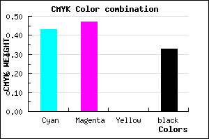 #615AAA color CMYK mixer
