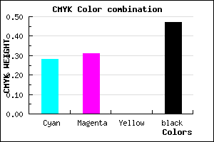 #615D87 color CMYK mixer