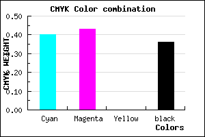 #615DA3 color CMYK mixer