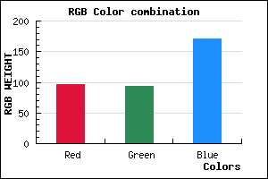 rgb background color #615DAB mixer