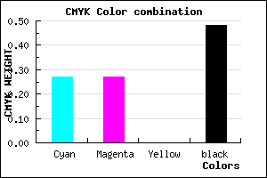 #616084 color CMYK mixer