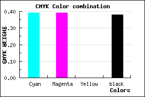 #61619F color CMYK mixer
