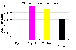 #62000B color CMYK mixer