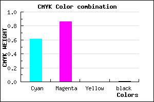#6224FC color CMYK mixer