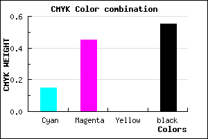 #623F73 color CMYK mixer