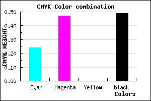 #624581 color CMYK mixer