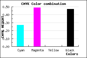 #624587 color CMYK mixer