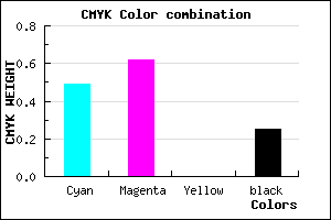 #6248BF color CMYK mixer