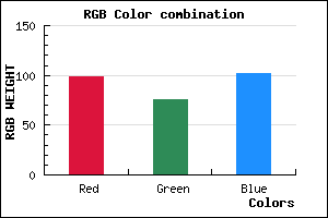 rgb background color #624C66 mixer