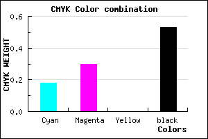 #625478 color CMYK mixer
