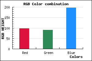 rgb background color #625AC5 mixer