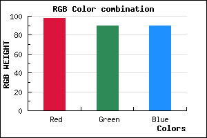rgb background color #625A5A mixer