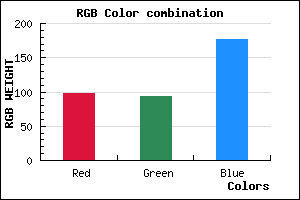 rgb background color #625DB1 mixer
