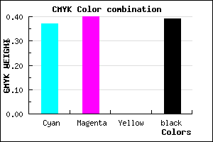 #625E9C color CMYK mixer