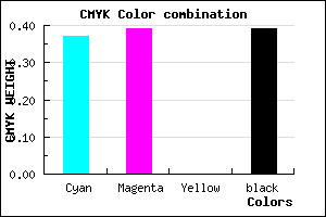 #625F9B color CMYK mixer