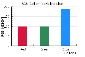 rgb background color #6262BC mixer