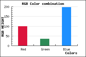 rgb background color #6323C5 mixer