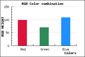 rgb background color #63466C mixer