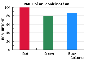 rgb background color #634F57 mixer