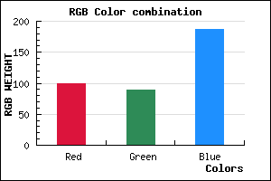 rgb background color #6359BB mixer