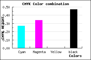 #635A88 color CMYK mixer