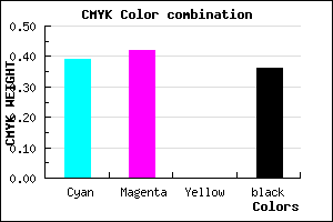 #635EA2 color CMYK mixer