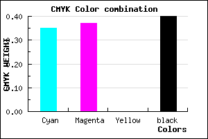 #636199 color CMYK mixer
