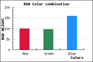 rgb background color #63619F mixer