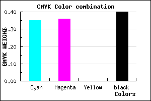 #636298 color CMYK mixer